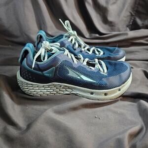 Altra Timp 4 Ego Max Running Shoes Women’s 7.5 Blue Walking Sneakers AL0A548C302